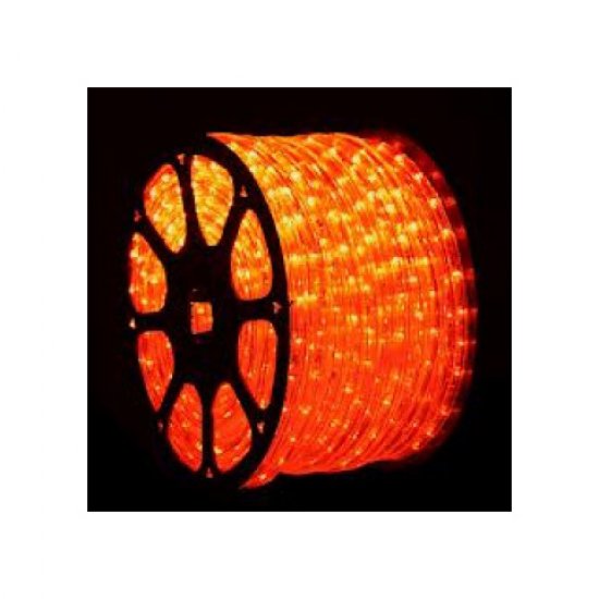 LED светещ кабел червен