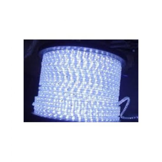 LED светещ кабел бял