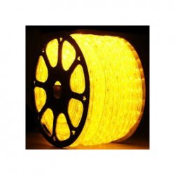 LED светещ кабел жълт