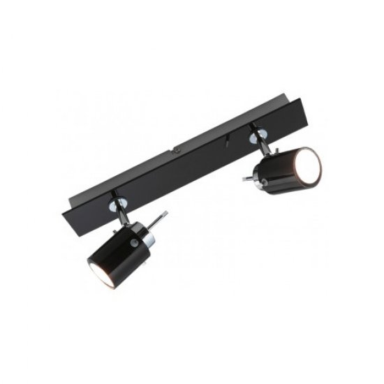 Спот с енергоспестяваща лампа 2x9W GU10 220V