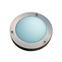Плафониера 40W IP44 хром сатен
