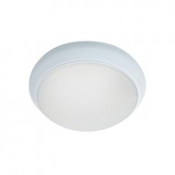 Плафониера 1х60W E27 IP44 бяла