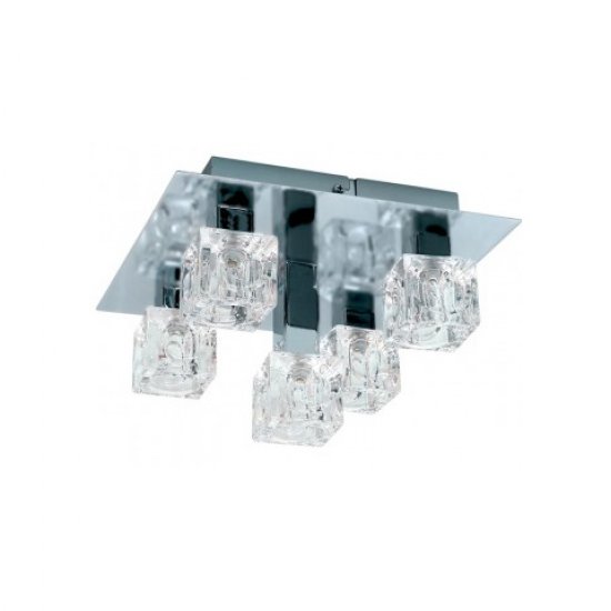 Плафониера 5х20W 12V G4 хром