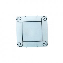 Плафониера 1х60W E27 - 30смх30см