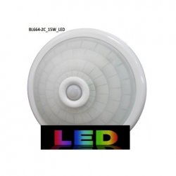 Плафониера със сензор 360° LED 15W