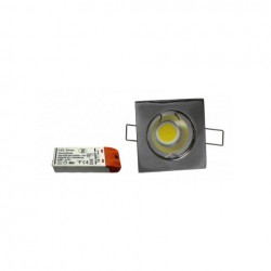 Неподвижна луна квадрат LED 5W хром