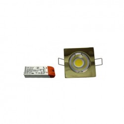 Неподвижна луна квадрат LED 5W месинг