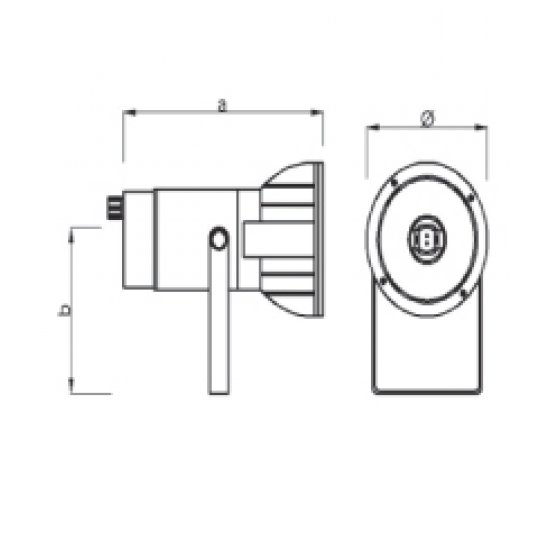 Прожектор LEVO 35W G12 МХЛ IP65