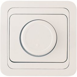 Ключ регулатор (димер) 1000W бял
