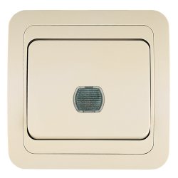 Регулатор (димер) 400W с дистанционно управление крем