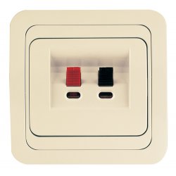 Розетка Hi-Fi крем