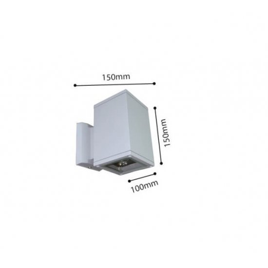 LED фасадно осв.тяло BARSA S 2x5W 4500K IP65