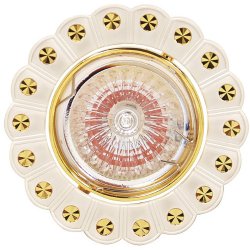 Луна подвижна MR16 max 50W перла сребро/злато