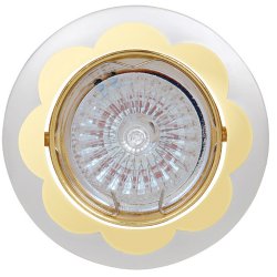 Луна подвижна MR16 max 50W перла сребро/злато