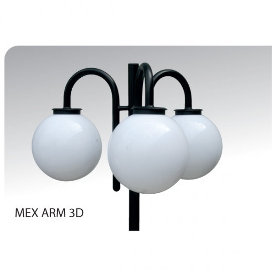 Рогатка стълб 2R MEX ARM 3D стомана черен