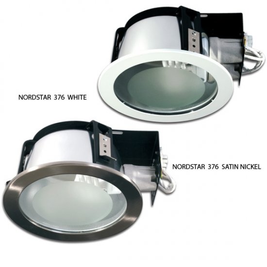 Луна за вграждане NVC NORDSTAR 376 1xE27 бял