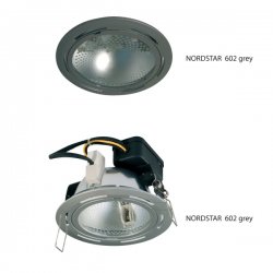 Луна за вграждане NVC NORDSTAR 602 150W E сив