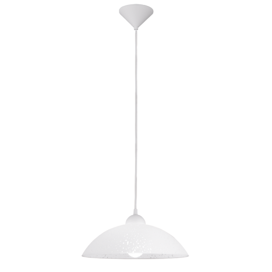 Пендел VETRO E27 1x100W бял