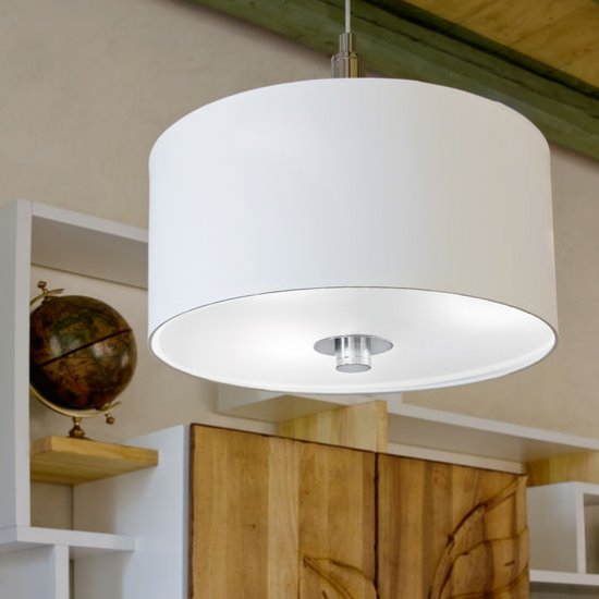 Лампион HALVA E27 3x60W 1x100W хром