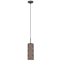 Пендел ALMERA Е27 1x60W антично кафяв