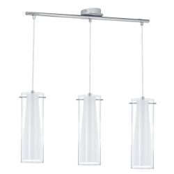 Полилеи PINTO Е27 3x60W бял