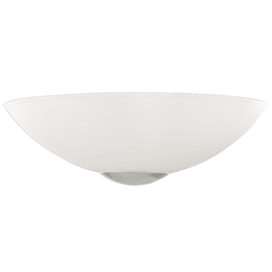 Аплик MALVA 1х60W E27 др.стъкло бяло