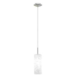 Пендел AMADORA 1х60W Е27 ник.-мат/декор