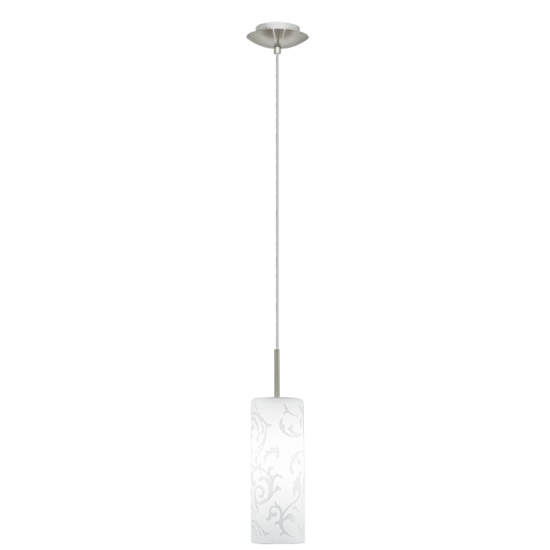 Пендел AMADORA 1х60W Е27 ник.-мат/декор