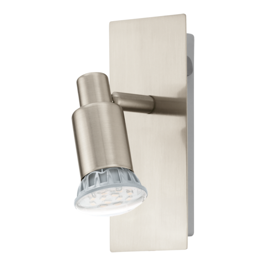 Спот Eridan GU10 1x33W ESL-LED мат/хром