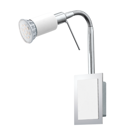 Спот Eridan GU10 1x3W ESL-LED бял хром