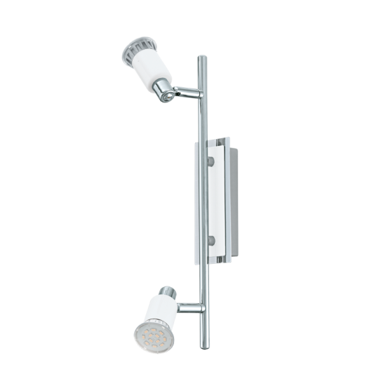 Спот Eridan GU10 2x3W ESL-LED бял хром
