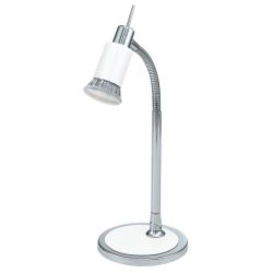 Настолна/работна лампа ERIDAN 1x3W GU10 LED бяло / хром
