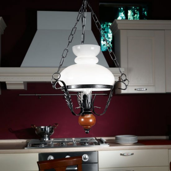Пендел RUSTIC 7 1х60W E27 малък ,дърво