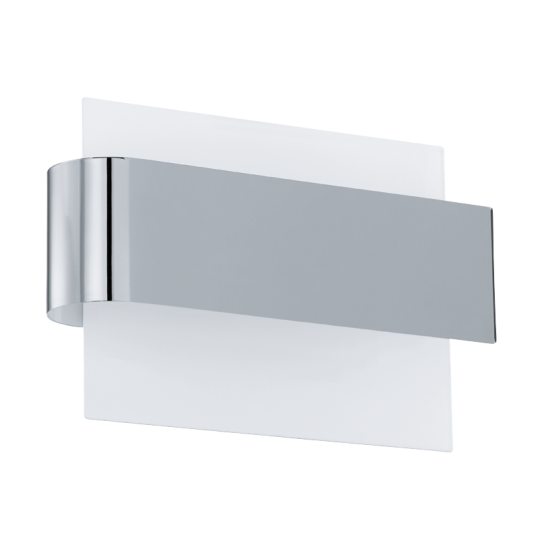 Аплик SANIA 1 3х4,76W LED хром/бяло стъкло