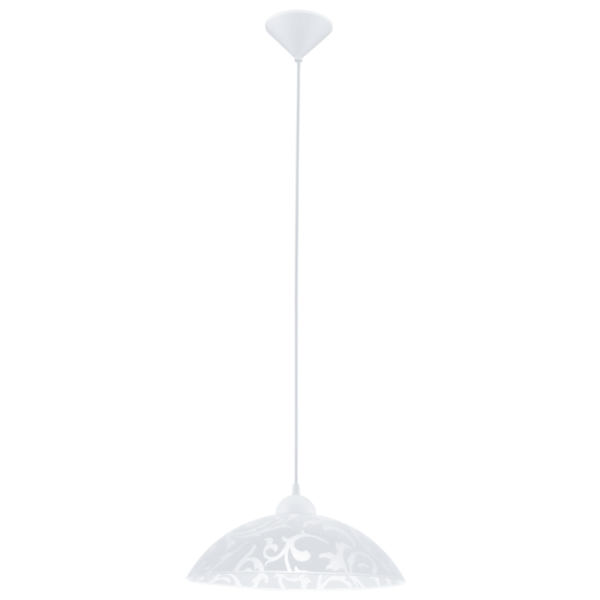 Пендел VETRO 1Х60W Е27 350 бял декор