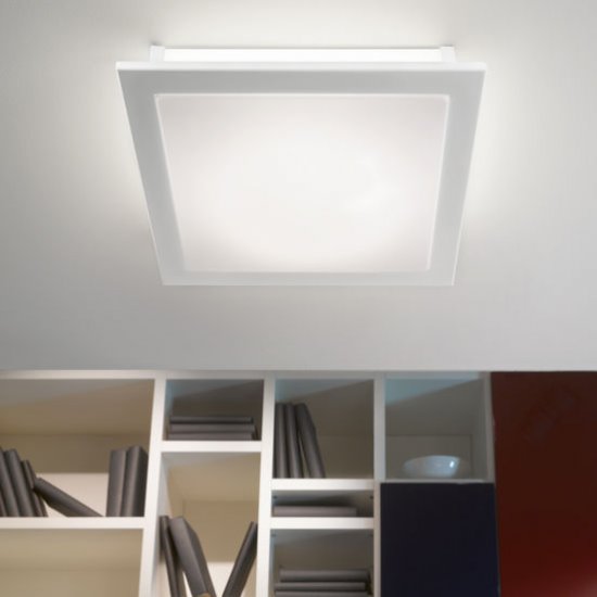 Плафониера LED AURIGA 1x18W мат-хром