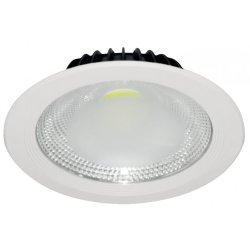 LED SMD луна 24W 4000K 280х280мм 2275Lm IP20 бяла