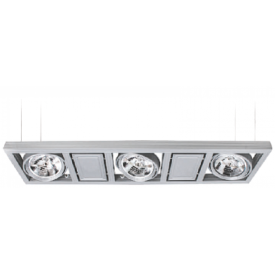 Кардан висящ 3xAR111 50W с трансформатор и лампи