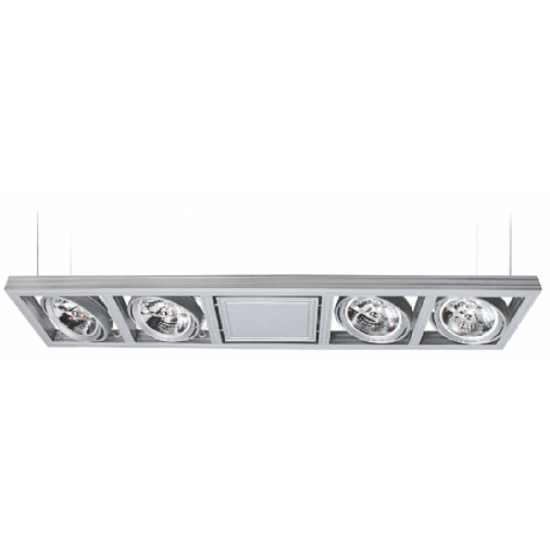Кардан висящ 4xAR111 50W с трансформатор и лампи
