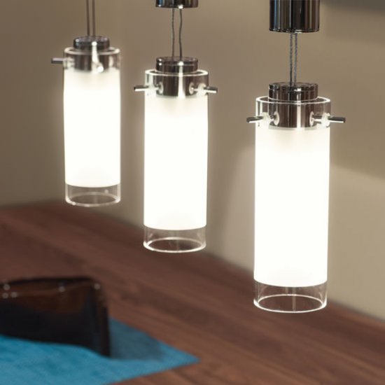 Полилеи AGGIUS 4х6W LED хром