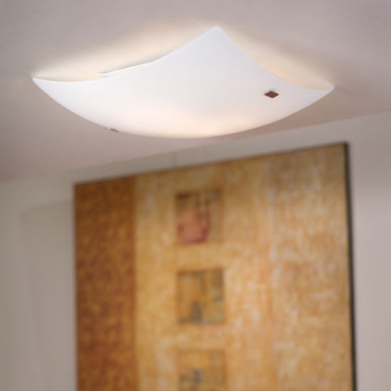 Плафониера LED BORGO2 1x18W incl. бяла