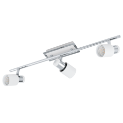Спот DAVIDA LED 3x5W GU10 хром/бяло