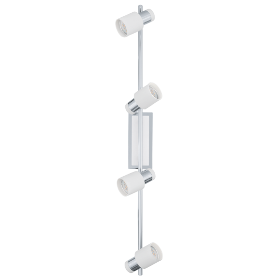 Спот DAVIDA LED 4x5W GU10 хром/бяло