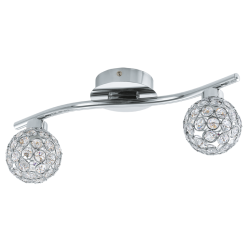Спот RIBOLLA 2х33W G9 хром