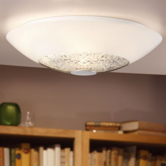 Плафониера ELLERA 2х60W Е27 хром