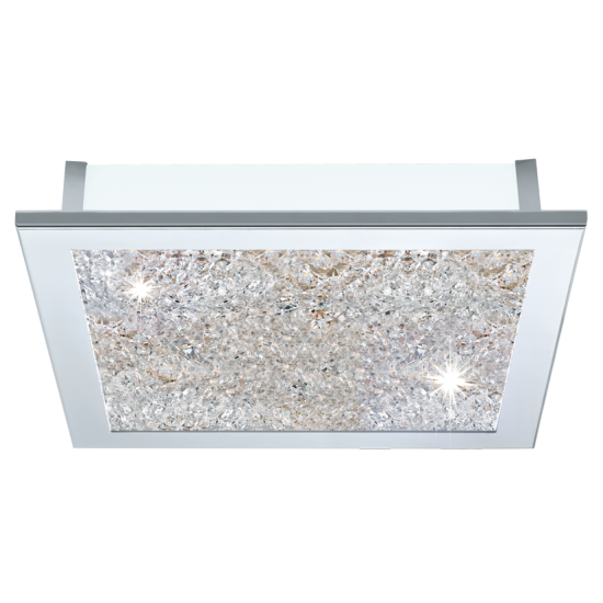 Плафониера AURIGA CRYSTAL 5х33W G9 хром кристал