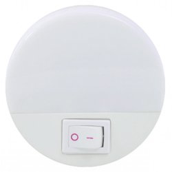 LED нощна лампа за контакт 0.4W 4000K 10Lm 