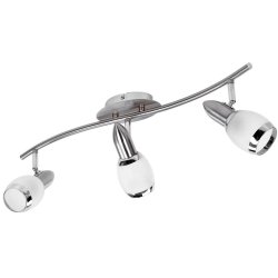 Спот IKEA 3xE14 max 3х7W мат хром
