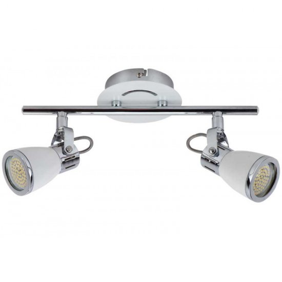 Спот LUBE II 2xGU10 4W 60LED Desonia