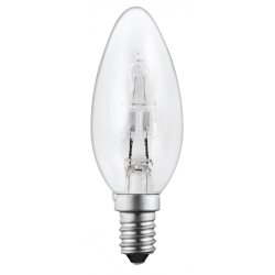 халогенна лампа свещ Eco30 B35 42W CL E14 240V